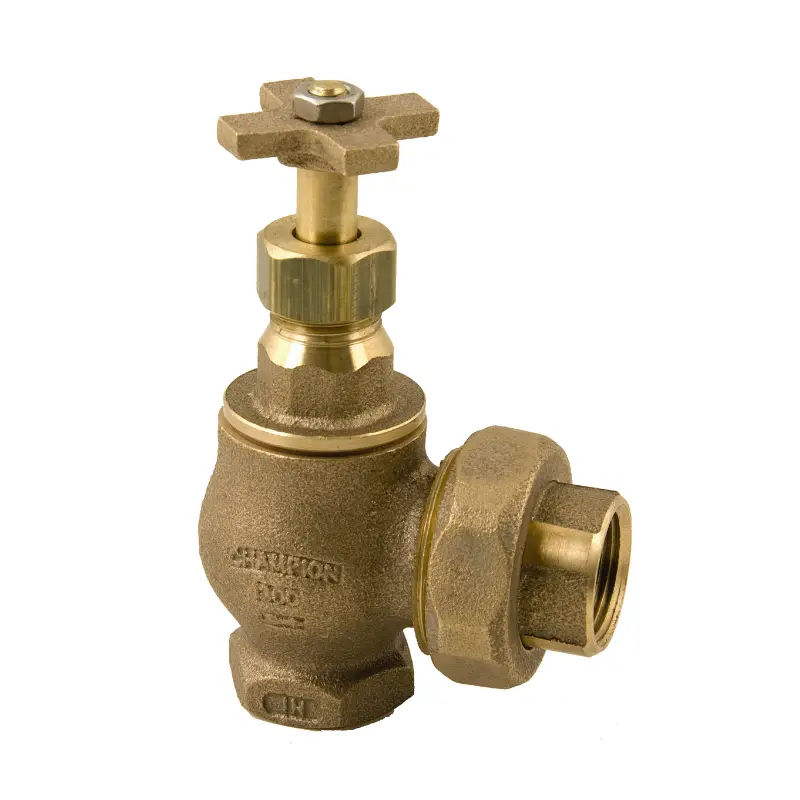 Manual Angle Valve with Rising Swivel 1" with Union