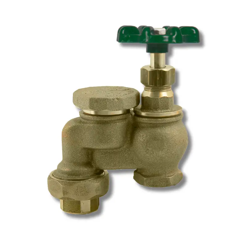Manual Anti-Siphon Valve 3/4" with Wheel Handle with Union