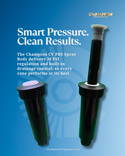 New Check Valve PRS 4” and 6” Pop-Up Spray Bodies