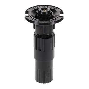 Pressure Regulated Flush Plastic Sprinkler with 15' Half Plastic Nozzle