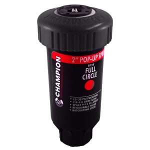 2" Plastic Pop-Up Sprinkler with 15' Adjustable Nozzle