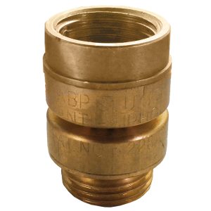 Add On Self-Draining Vacuum Breaker (59ABP) Hose Thread Brass Finish